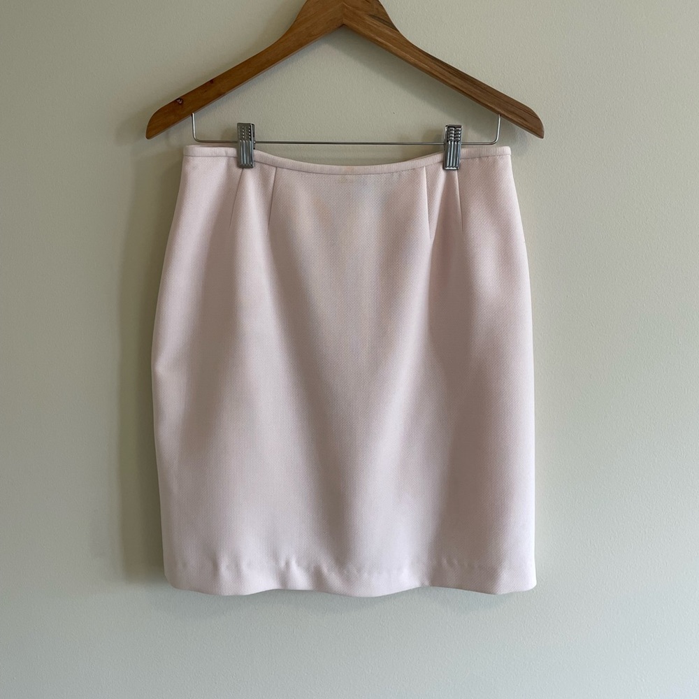 Size M Kasper Classics Vintage Light Pink Pencil Skirt